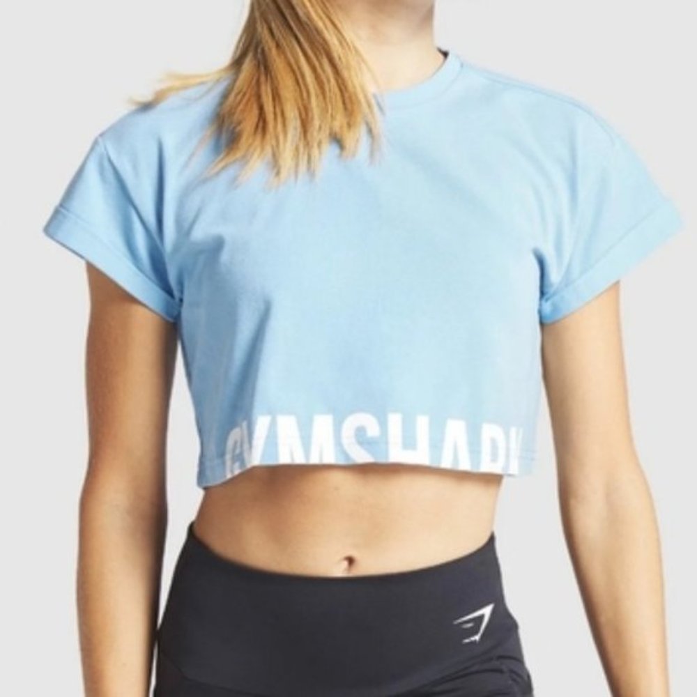 ⚡️FOUR ⚡️ Gymshark Fraction Crop Tops - Size S